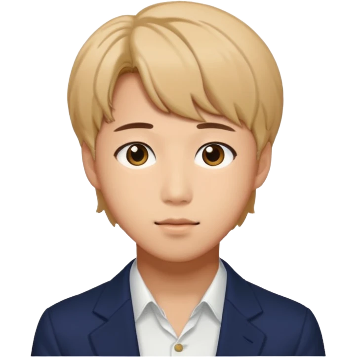idol V, BTS group emoji