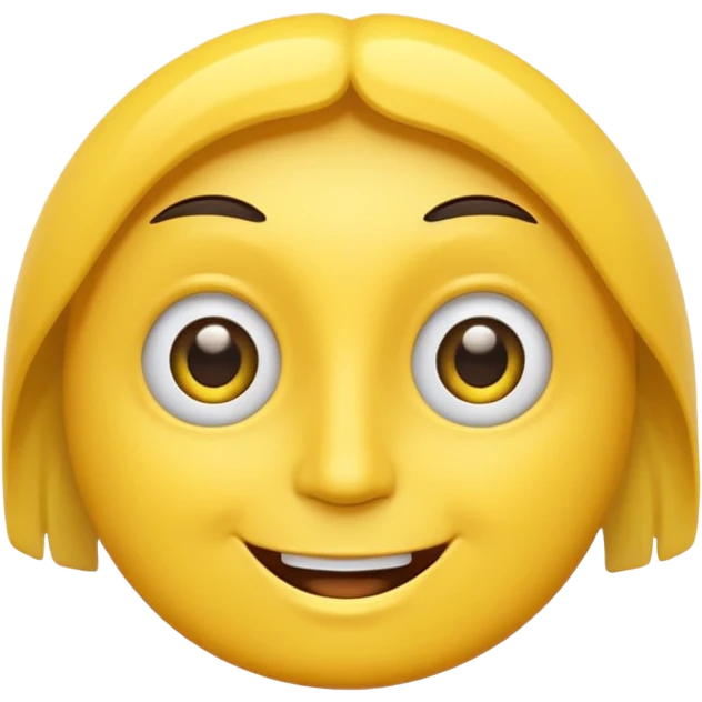 yellow face with long eyelashes emoji