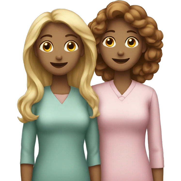 three caring women emoji