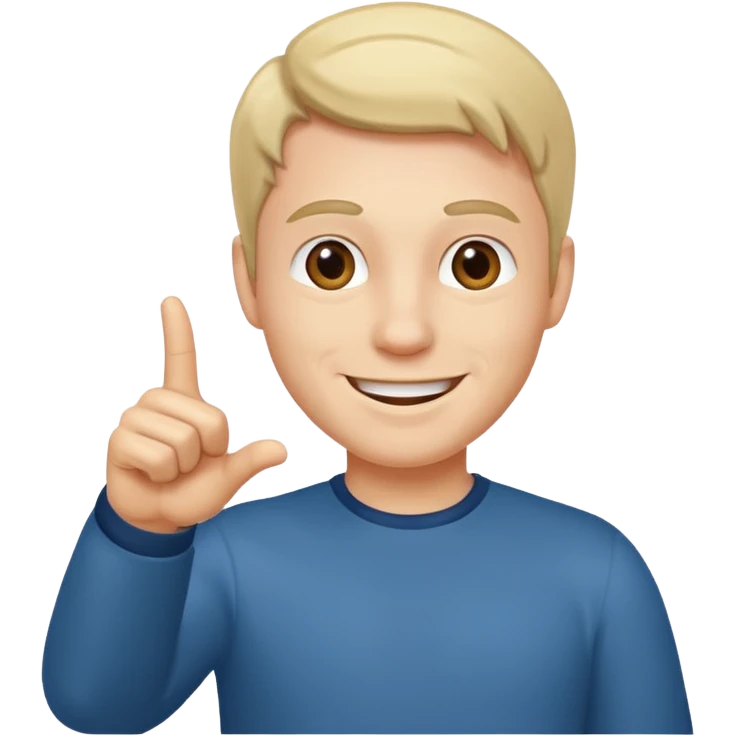 man pointing emoji