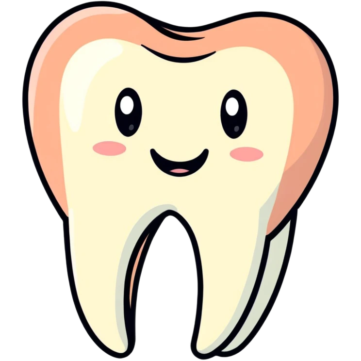 Tooth emoji