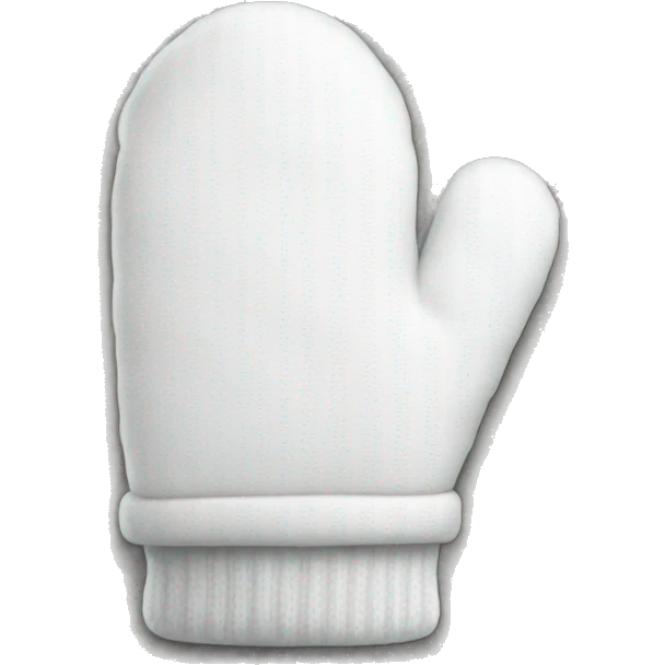 White mittens emoji
