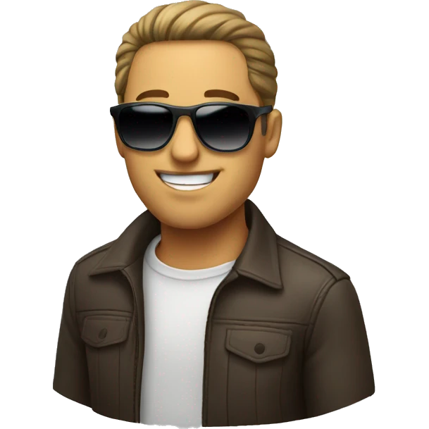 Man with sunglass emoji