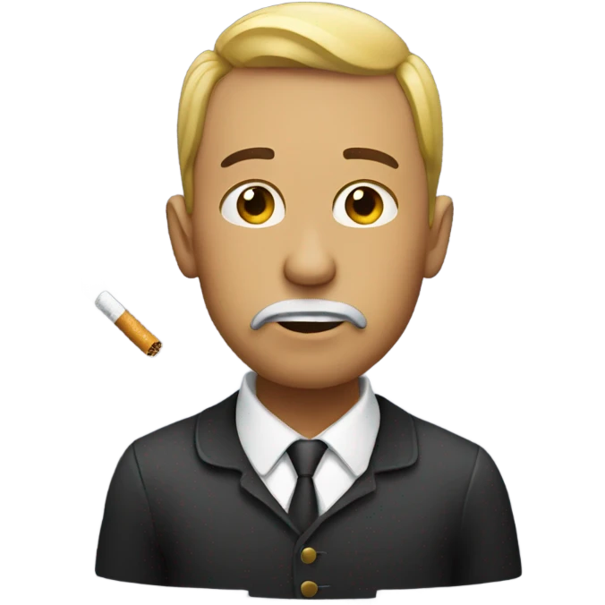 Person with a cigarette  emoji