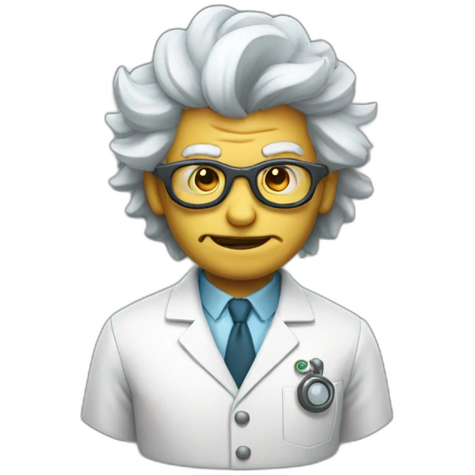Mad scientist emoji