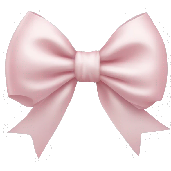 swan light pink bow emoji