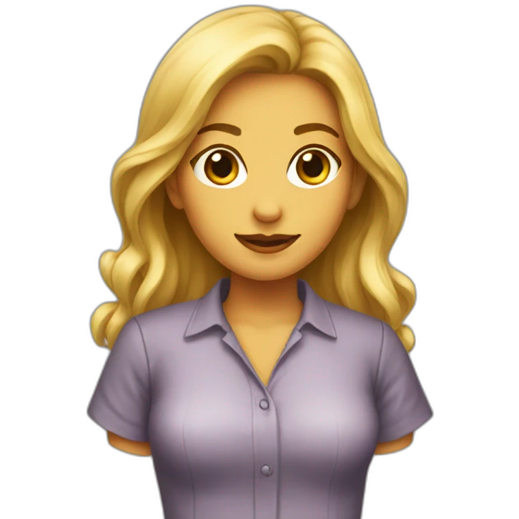 Clothed female chest emoji