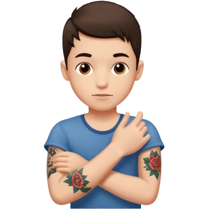 a tatoo boy emoji