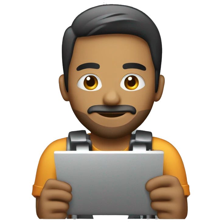 Diesel fitter working on machine  emoji