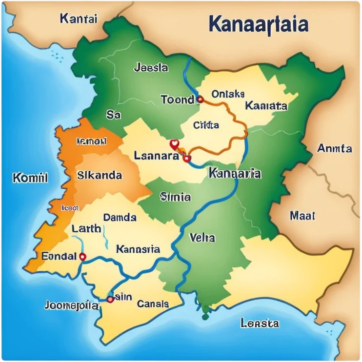 Karnataka map emoji