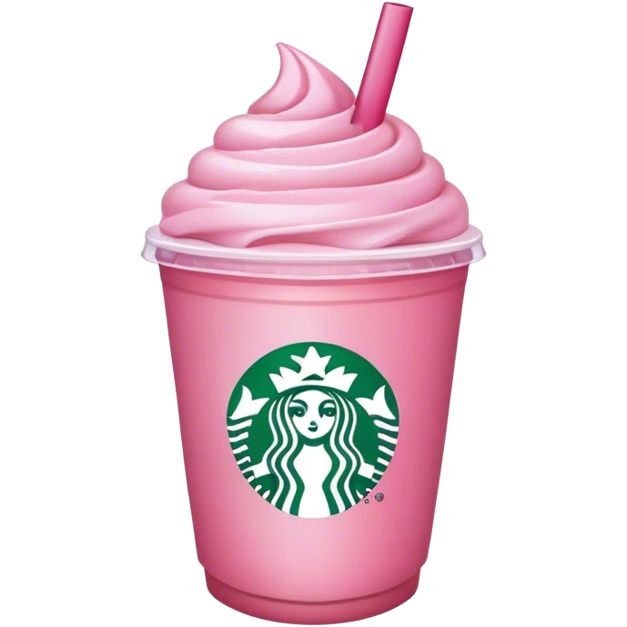 pink starbucks drink  emoji