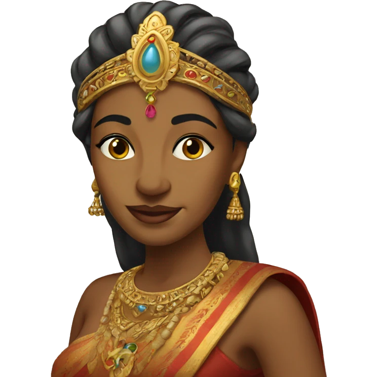 indian queen emoji