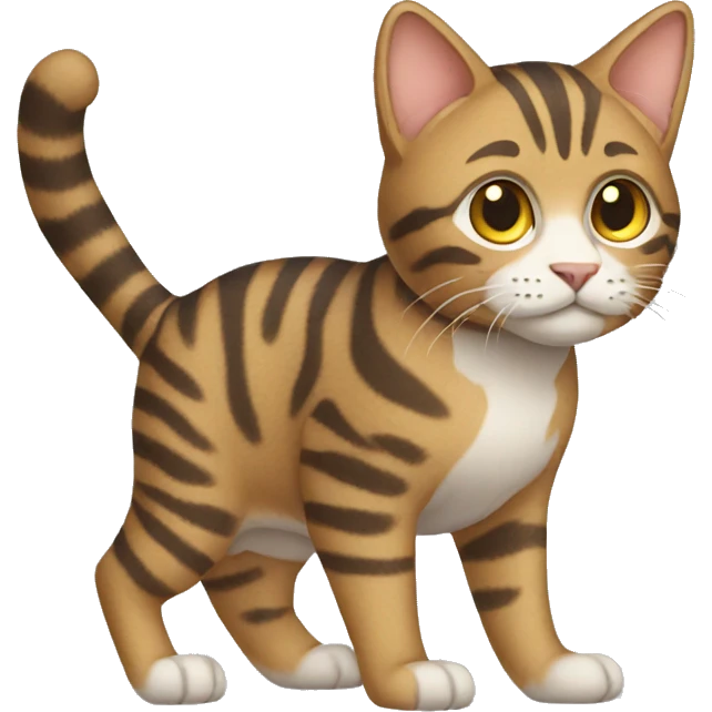 Tabby Cat Full Body emoji