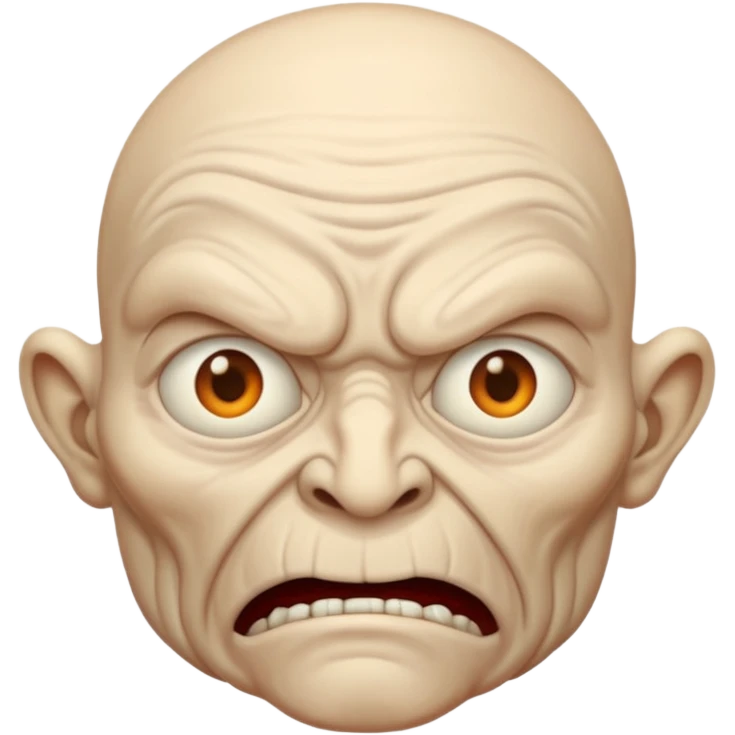 scary face emoji