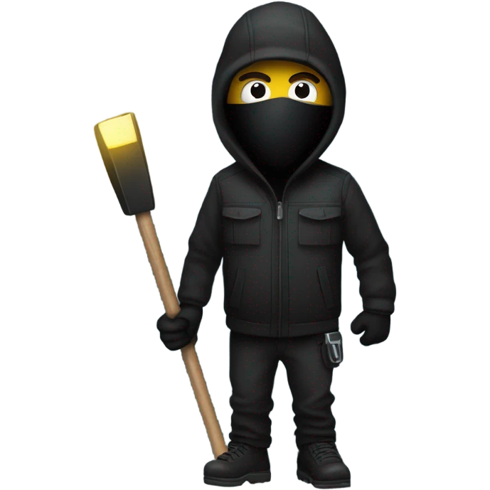 Burglar emoji