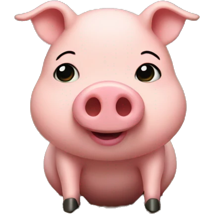 pig in the wood emoji
