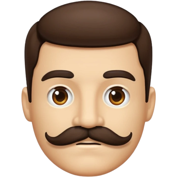 mustache only emoji