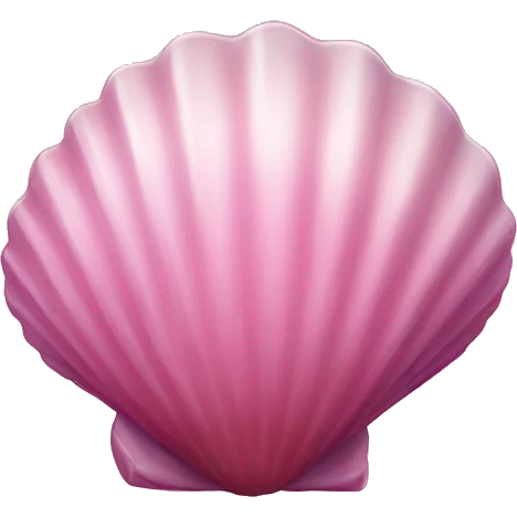 pink seashell emoji
