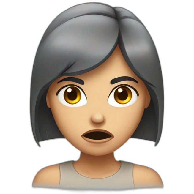 Angry girlfriend  emoji