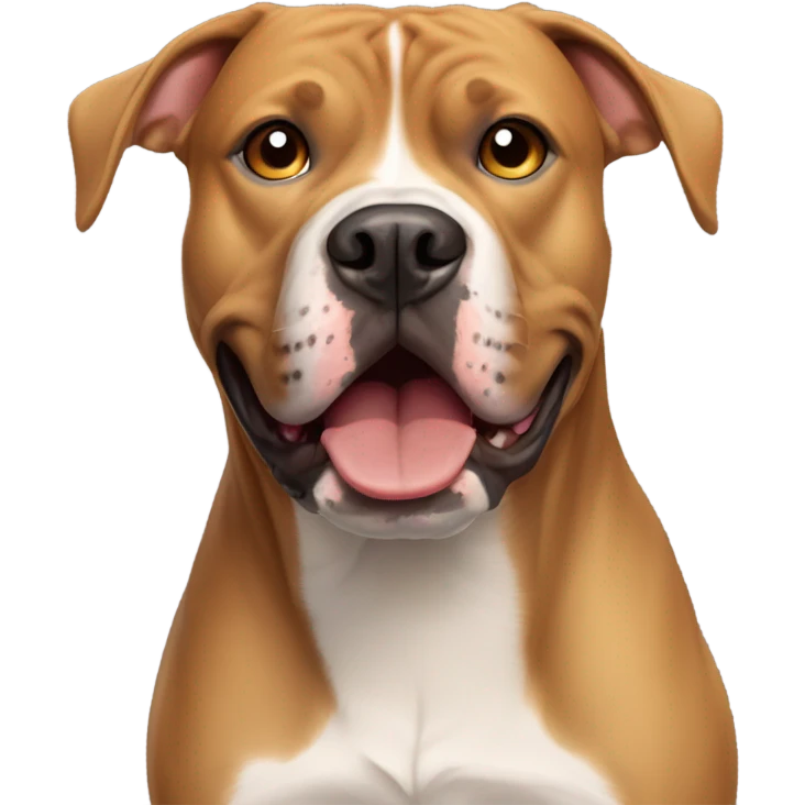 Pitbull mountain cur mix emoji