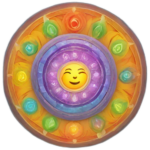 chakras mandala emoji