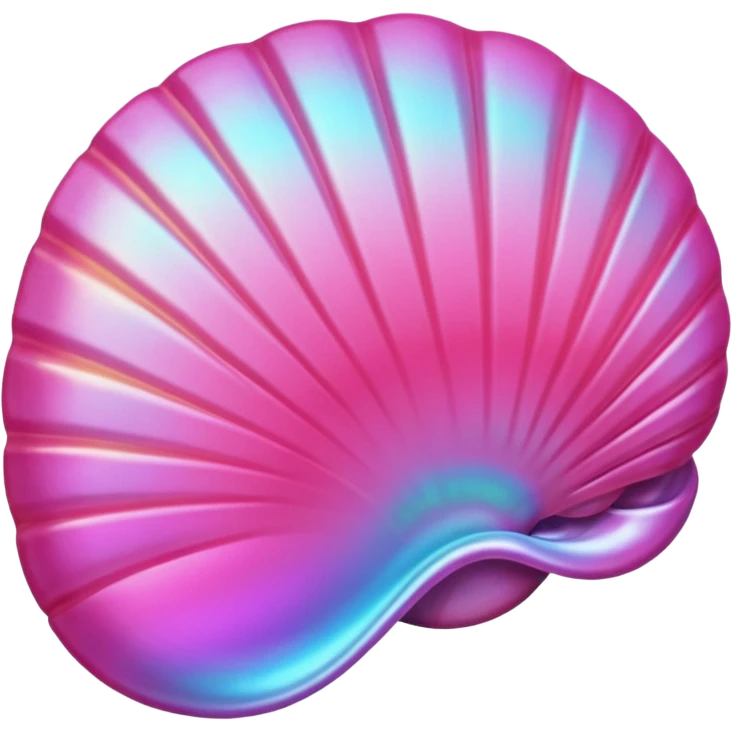 Pink ocean shell  emoji