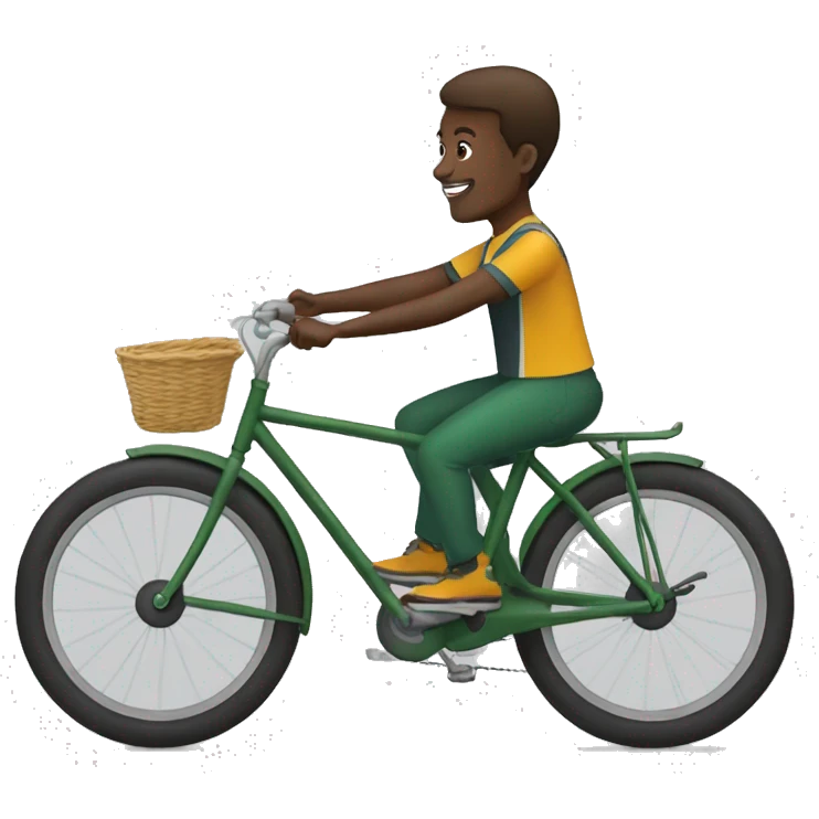 Alasane Ouattara sur un vélo emoji