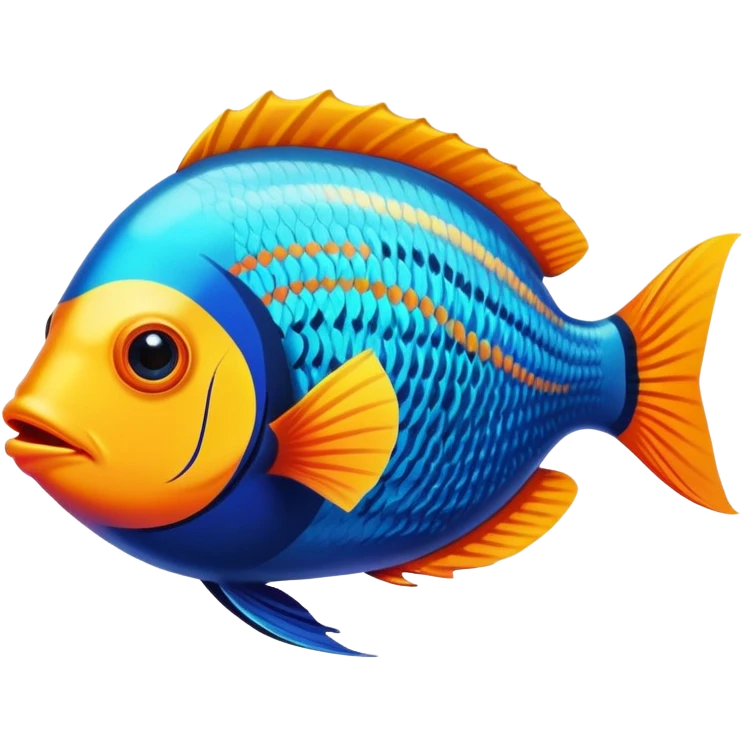 colorful tropical fish emoji