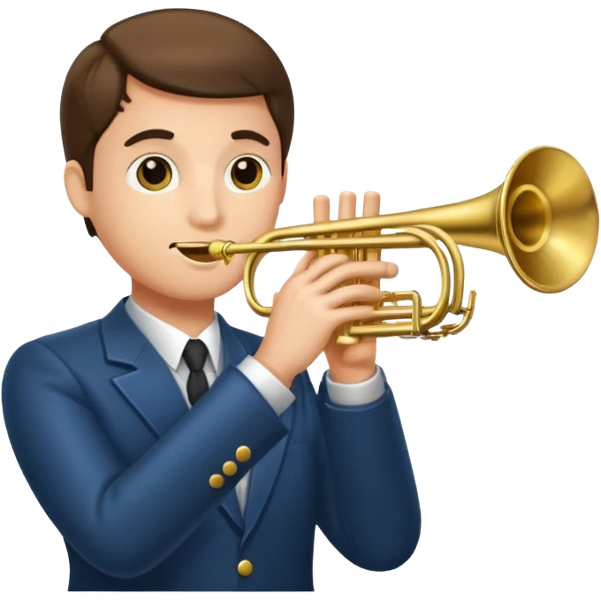 Trumpeting emoji