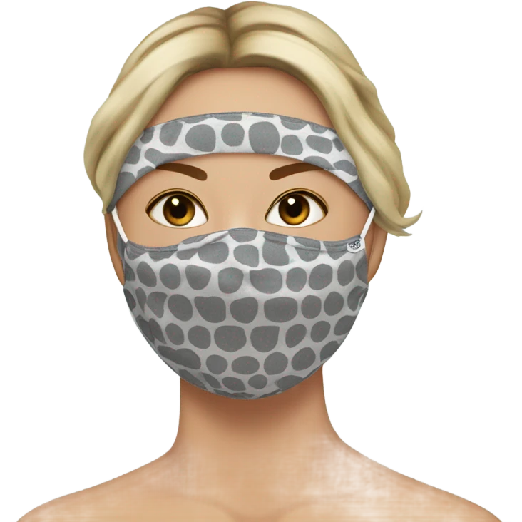 fabric cosmetic face mask emoji