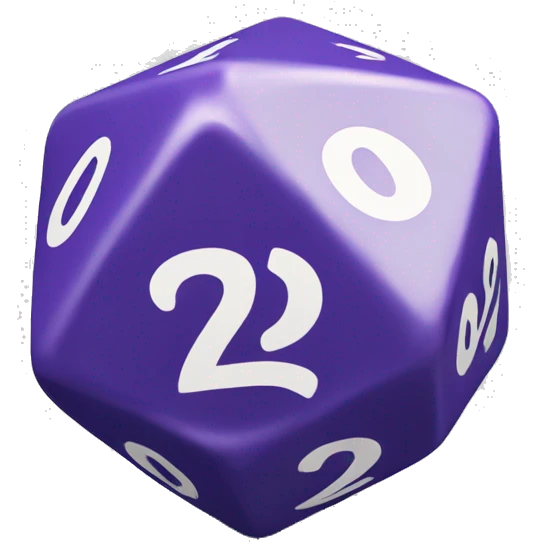 20 sided die emoji