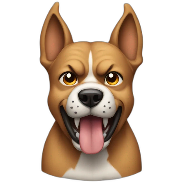 angry dog emoji