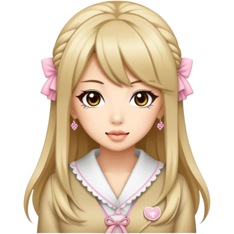 japanese gyaru girl  emoji