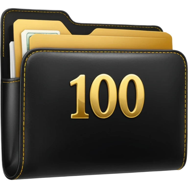 ordner mit der aufschrift "€100.000" emoji