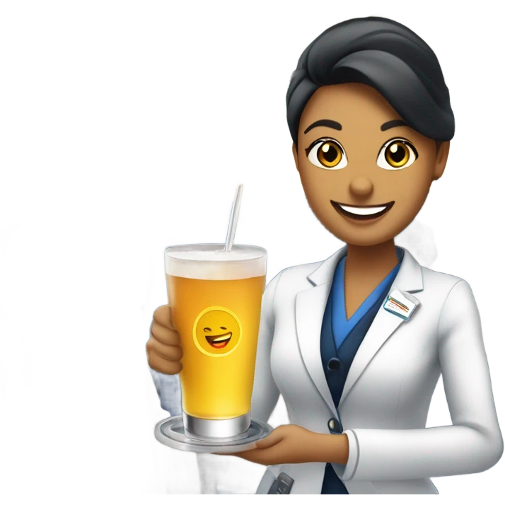 Flight attendant  emoji