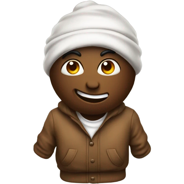 poop wearing clothes emoji
