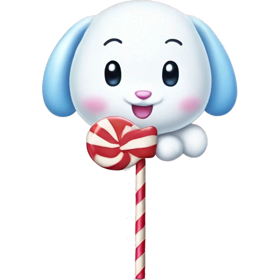 Cinnamoroll witha lollipo emoji
