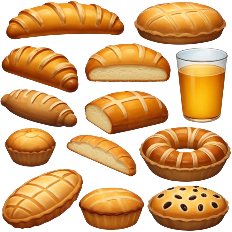 bakery goods emoji