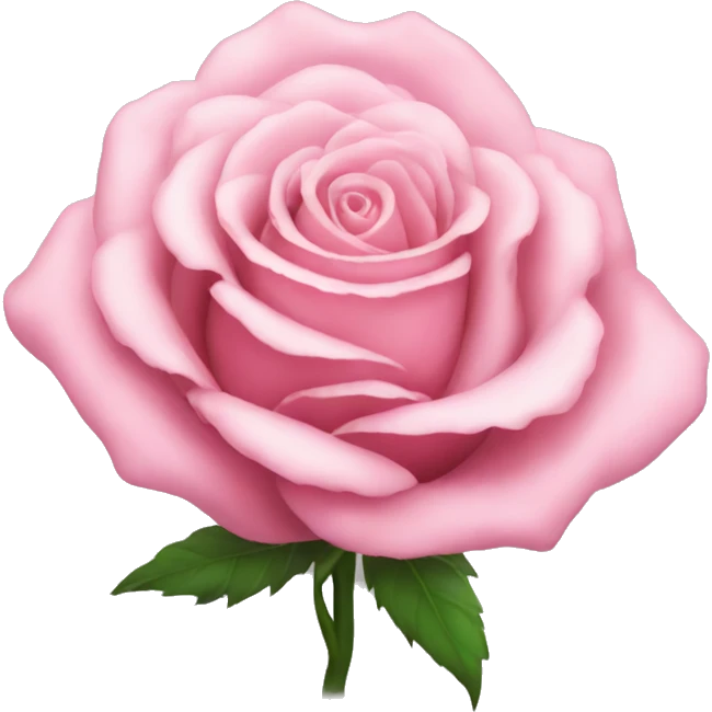 Pink rose emoji