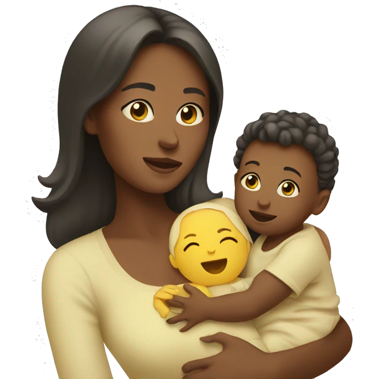 mom and baby emoji