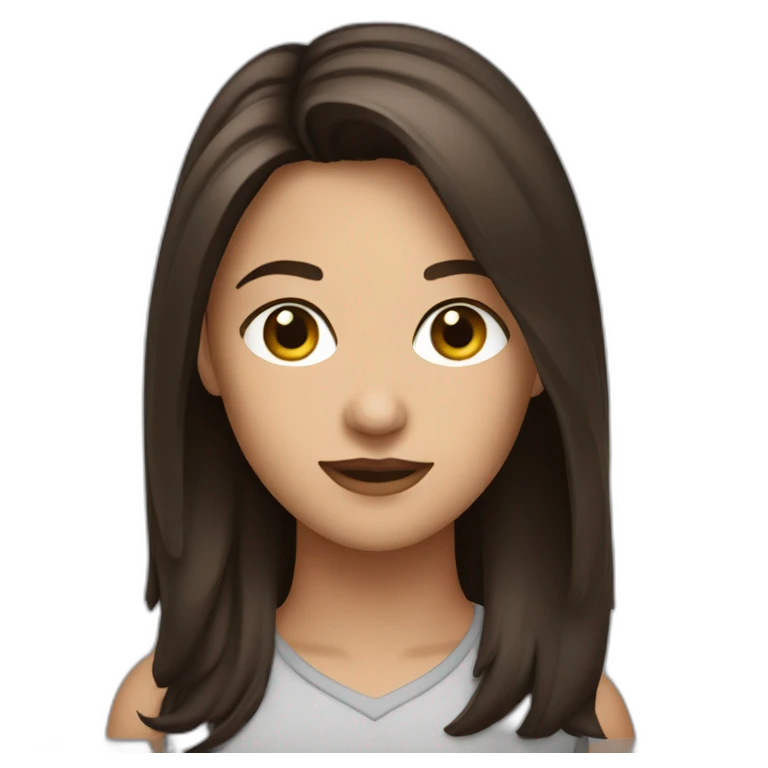 Brunette marmac emoji
