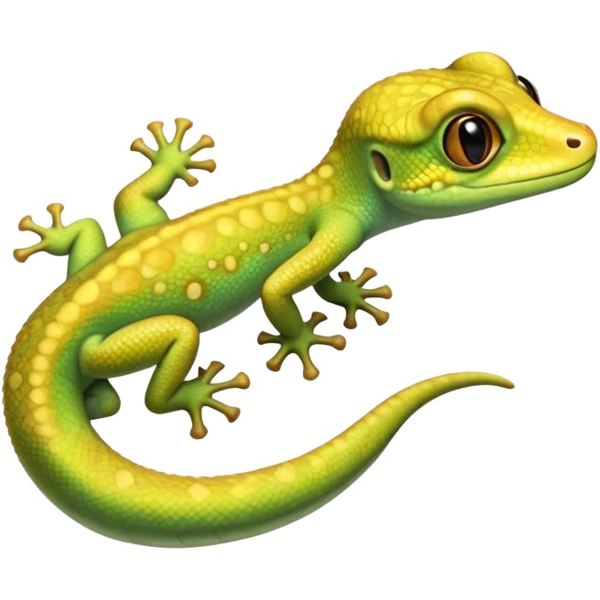 cinematic-cute-realistic gecko-portrait-emoji,-head-tilted-playfully-and-inquisitively,-featuring-a-small,-charming-body-with-smooth,-vividly-patterned-scales,-bright,-sparkling-eyes-and-delicate,-sticky-toe-pads,-simplified-yet-irresistibly-adorable emoji