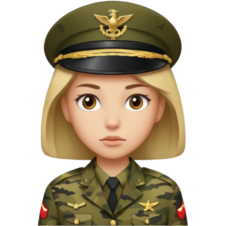 Girls army emoji