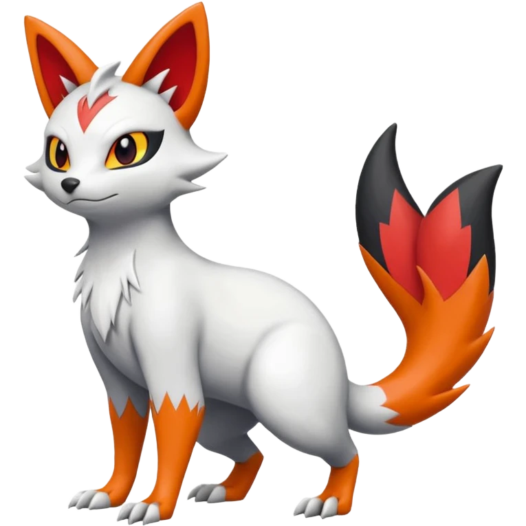 Sneasel-Dewitt-Buizel-Zangoose-hybrid-fusion, full body emoji