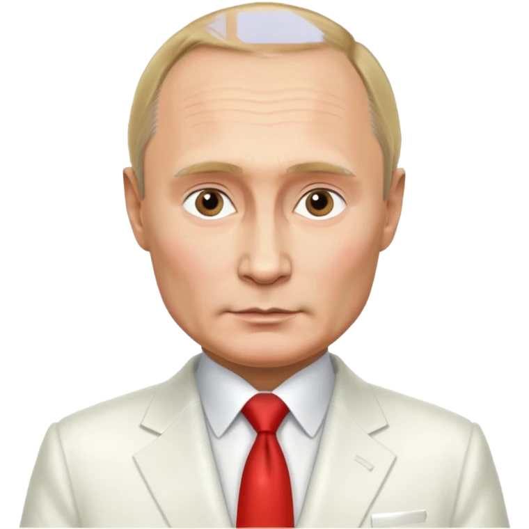 Путин в белом кастюме emoji