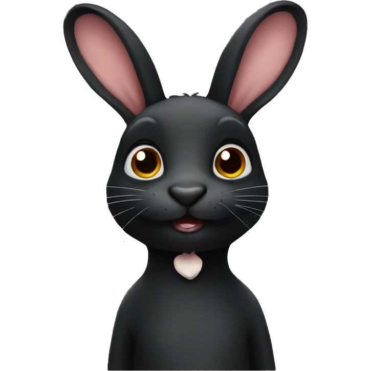 Black rabbit  emoji