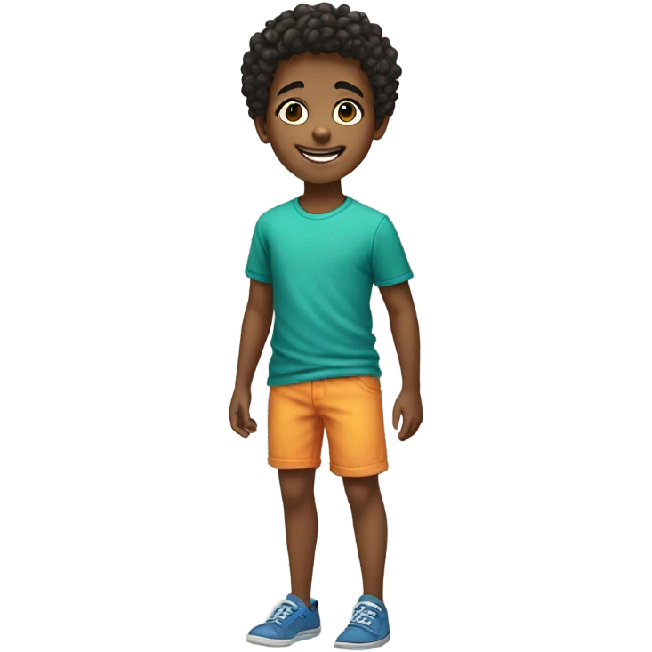 A black boy  emoji