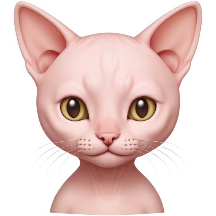 naked cat emoji