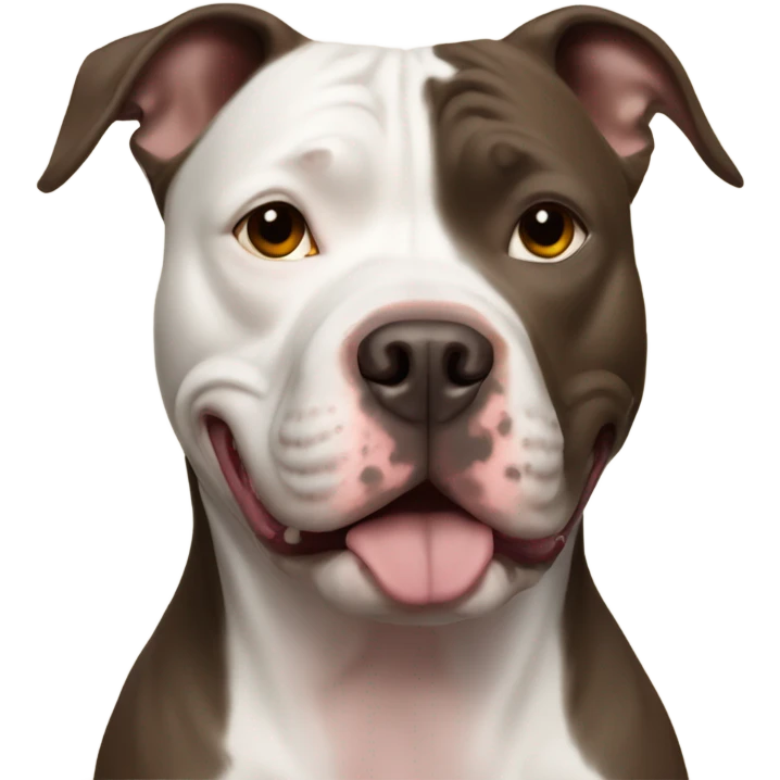 Pitbull named Xena brown emoji