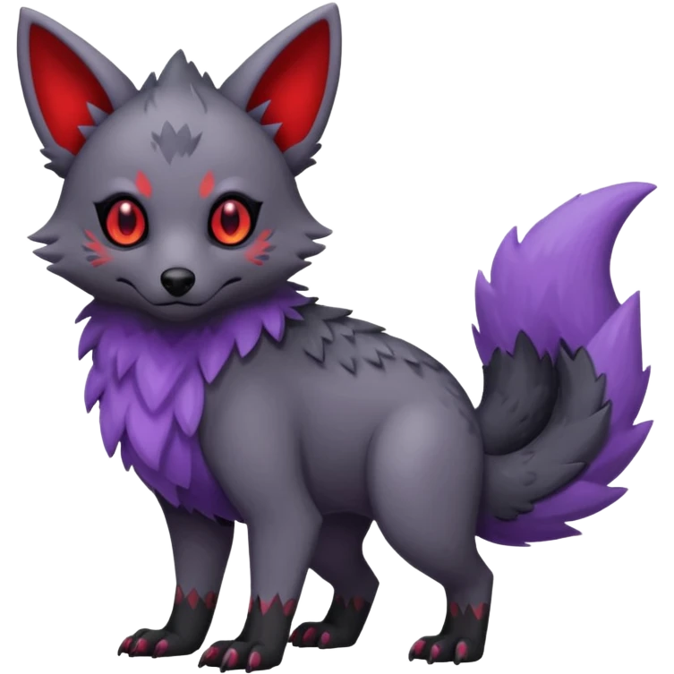 Trico-Poochyena-Fakémon-creature-fusion (full body) emoji